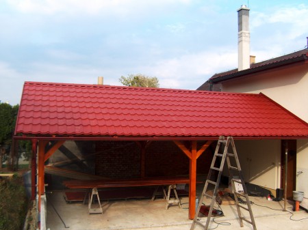 pergola oplechováni
